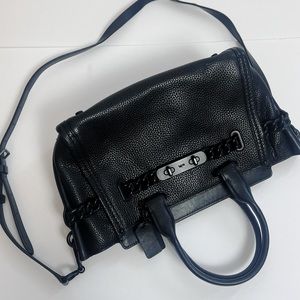 Coach shoulder bag, Black color , Size 7.5”x11”